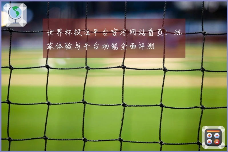 世界杯投注平台官方网站首页：玩家体验与平台功能全面评测